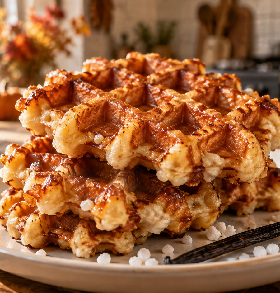 Gaufres liegeoises : la recette authentique au sucre perle