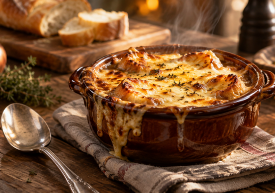 Soupe à l&rsquo;oignon gratinée : la vraie recette traditionnelle française