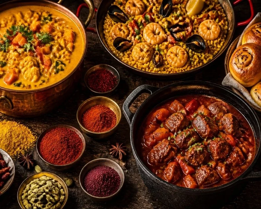 Tour du monde en 6 épices : les plats emblématiques à cuisiner chez soi