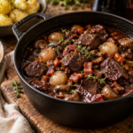 Bœuf bourguignon : la vraie recette traditionnelle mijotée