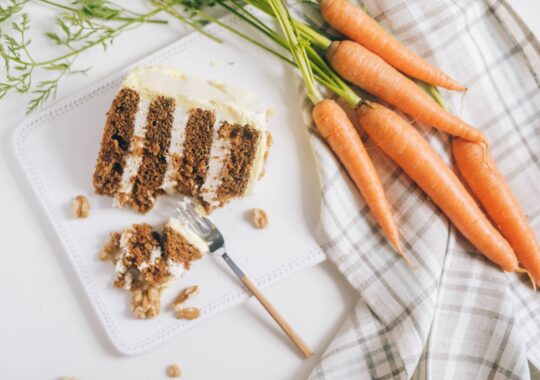 Carrot cake moelleux et son glaçage au cream cheese
