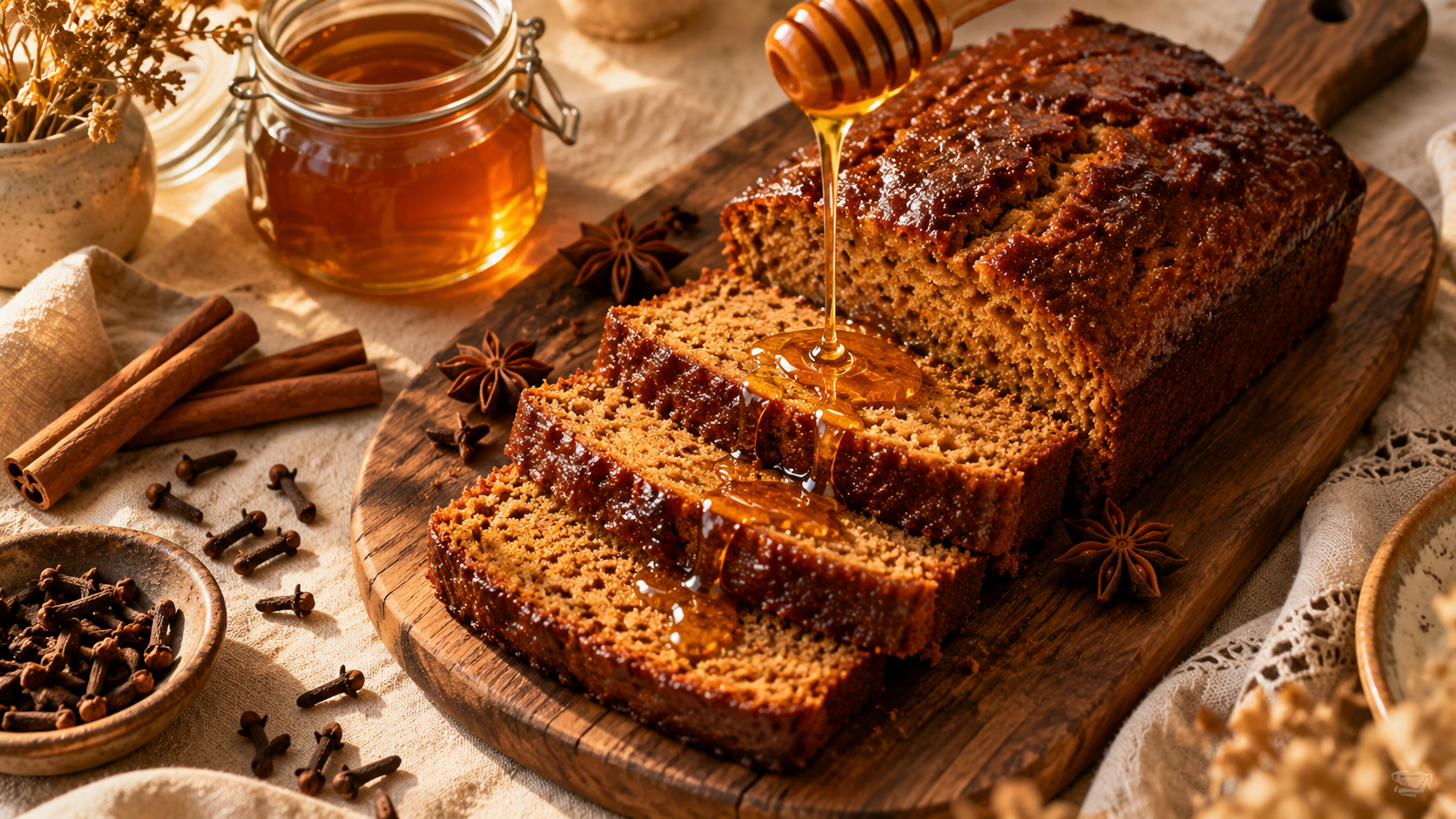 Pain d&rsquo;épices maison : la recette moelleuse et parfumée au miel