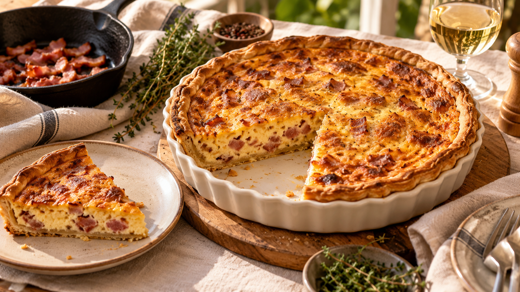 Quiche lorraine : la vraie recette traditionnelle