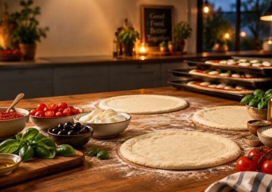 Soirée pizza : calculez les quantités et échelonnez les fournées pour servir chaud